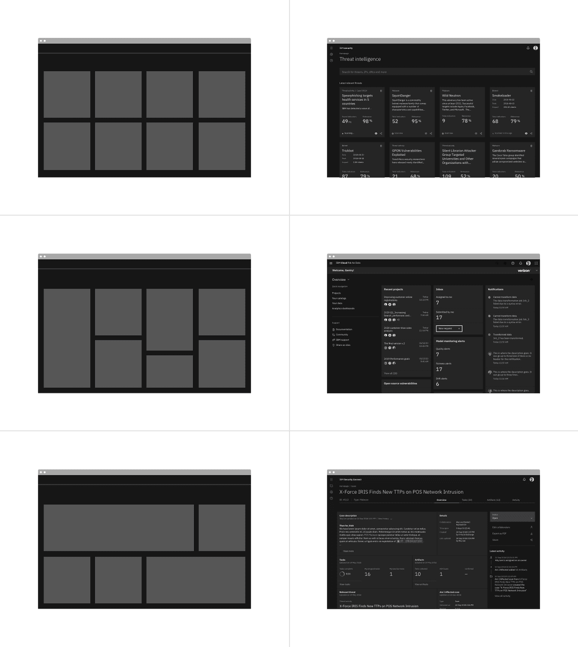 Tile layouts